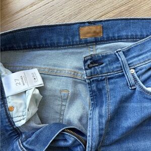 MOTHER Blue Ankle & Cropped Jeans